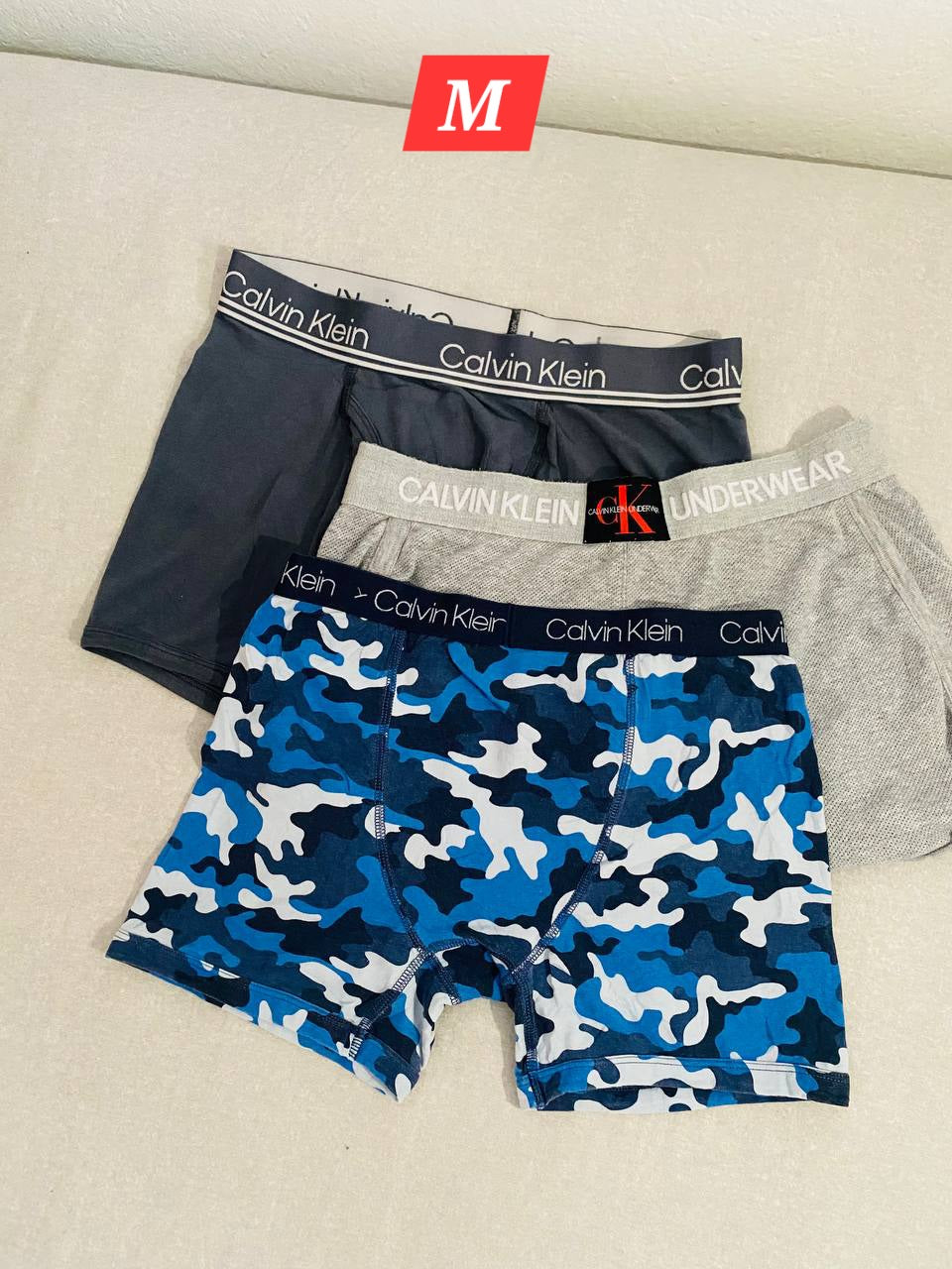 Pack de 3 Sous-vêtements Homme (Taille M)