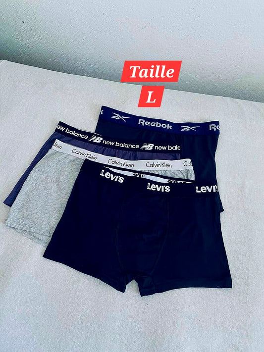 Pack de 4 Sous-vêtements Homme (Taille L)