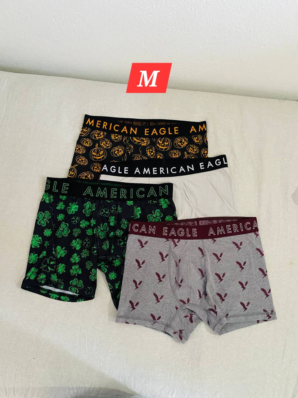 Pack de 4 Sous-vêtements Homme (Taille M)