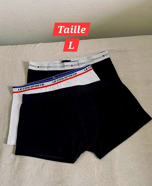 Pack de 3 Sous-vêtements Homme (Taille L)