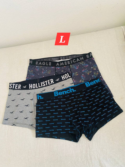 Pack de 3 Sous-vêtements Homme (Taille L)