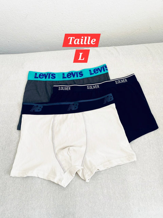 Pack de 3 Sous-vêtements Homme (Taille L)
