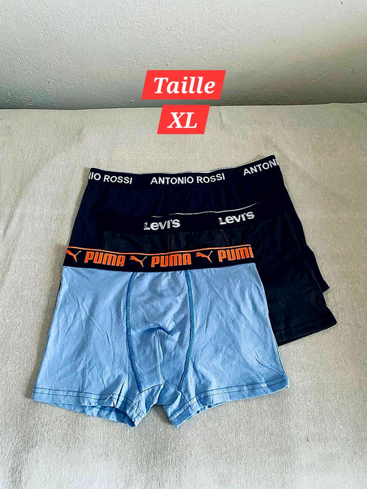 Pack de 3 Sous-vêtements Homme (Taille XL)