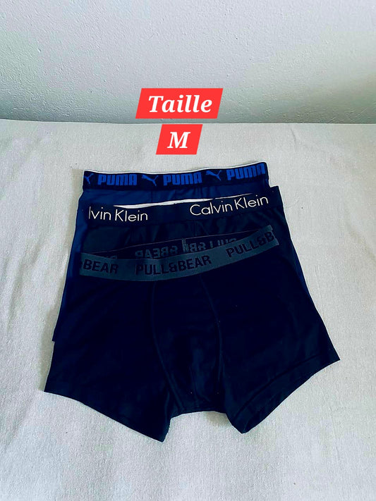 Pack de 3 Sous-vêtements Homme (Taille M)