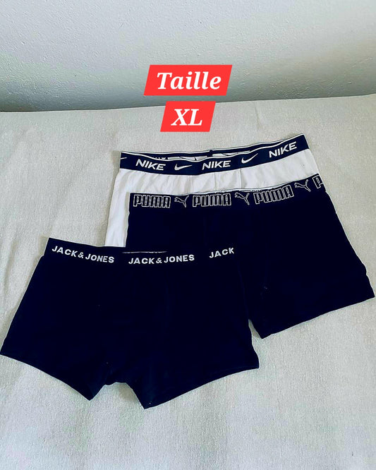 Pack de 3 Sous-vêtements Homme (Taille XL)