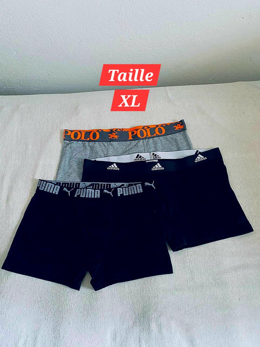 Pack de 3 Sous-vêtements Homme (Taille XL)
