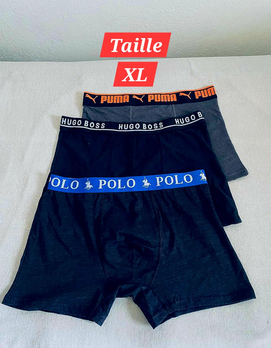 Pack de 3 Sous-vêtements Homme (Taille XL)