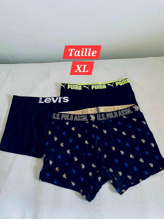 Pack de 3 Sous-vêtements Homme (Taille XL)