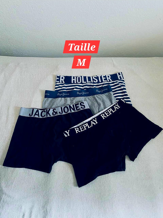 Pack de 4 Sous-vêtements Homme (Taille M)