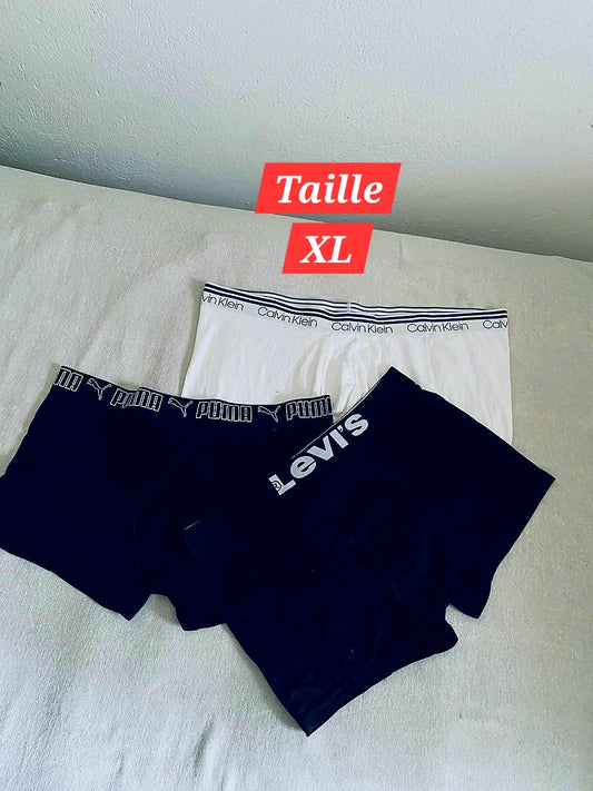 Pack de 3 Sous-vêtements Homme (Taille XL)